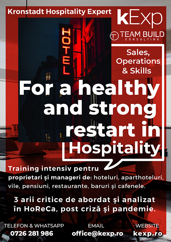 Consultanta si management hotelier | Consultanta Horeca | Kronstadt Hospitality Expert | Horeca Brasov | Audit hotelier | Audit Horeca | Organizare evenimente